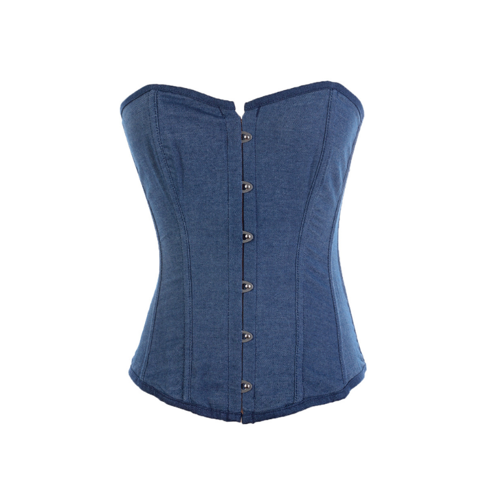 Espartilho Top Jeans