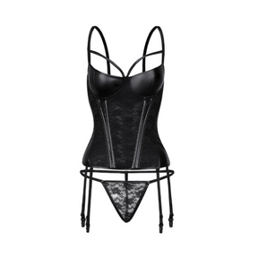 Espartilho Lingerie Serena com Cinta Liga