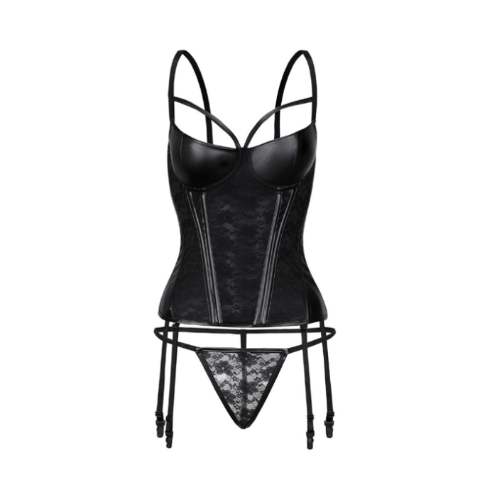 Espartilho Lingerie Serena com Cinta Liga