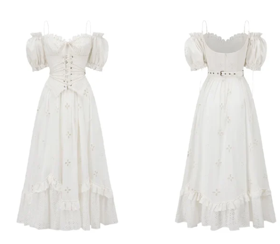 Vestido Corset Camponesa