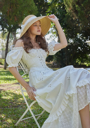 Vestido Corset Camponesa