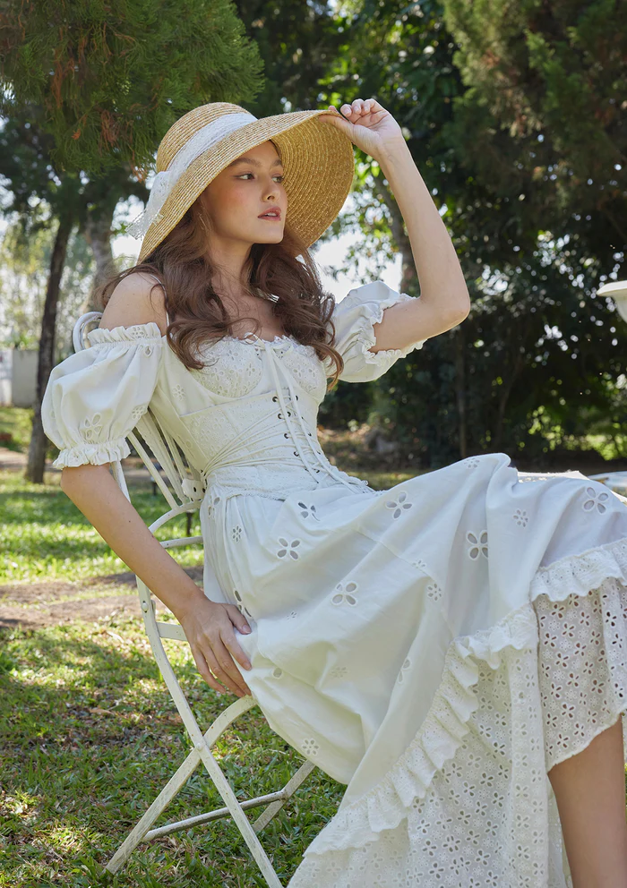 Vestido Corset Camponesa