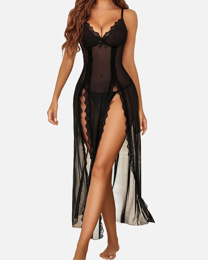 Camisola Longa Transparente